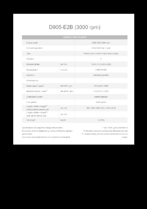 Motores Kubota D905-E2B