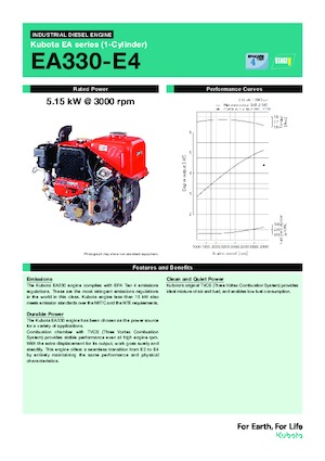 Motores Kubota EA330-E4