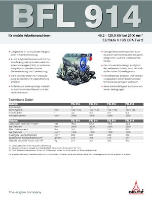 Motores Deutz F 3 L 914