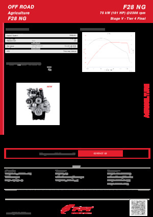Motores FPT Industrial F28 NG (75 kW)
