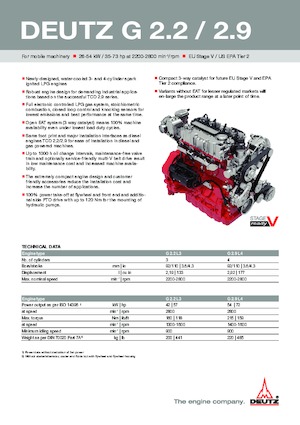 Motores Deutz G 2.9 L4