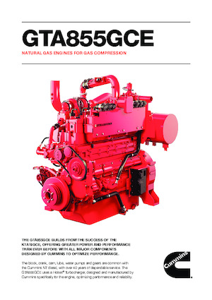 Motores Cummins GTA855GCE