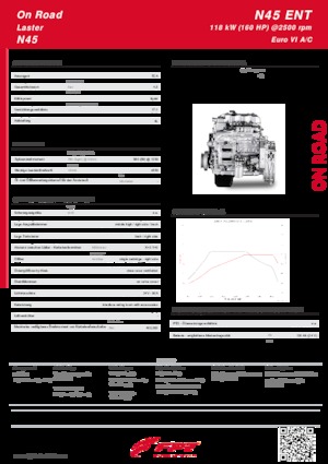 Motores FPT Industrial N45 ENT (118 kW) 