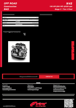 Motores FPT Industrial N45 ENT (150 kW)