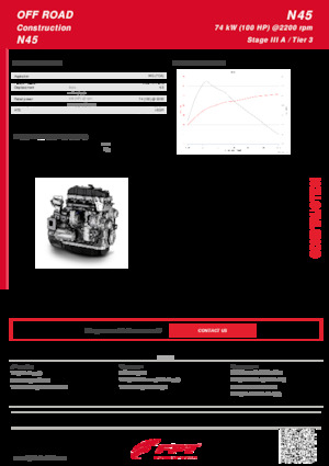Motores FPT Industrial N45 ENT (74 kW)