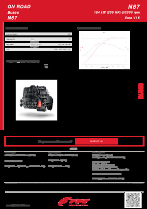 Motores FPT Industrial N67 (184 kW)