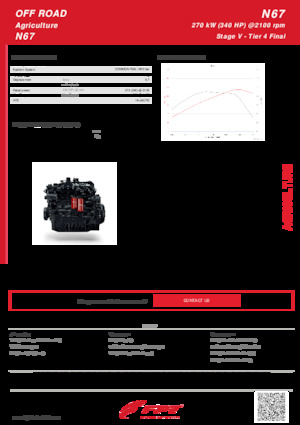 Motores FPT Industrial N67 (270 kW)