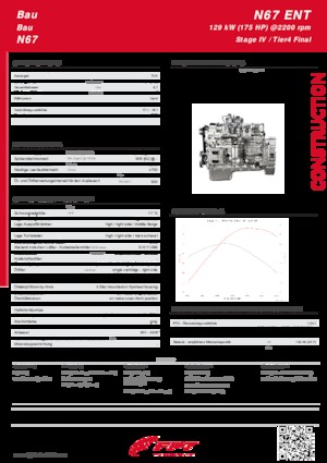 Motores FPT Industrial N67 ENT (129 kW) 