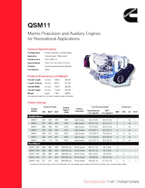 Motores Cummins QSM 400 