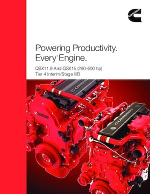 Motores Cummins QSX11.9 335