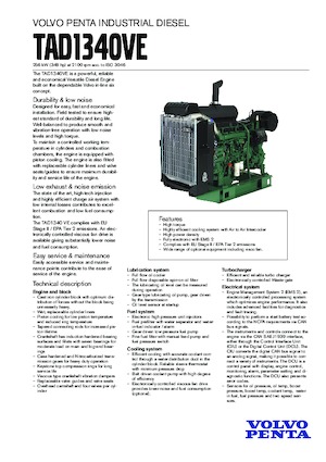 Motores Volvo Penta TAD1340VE