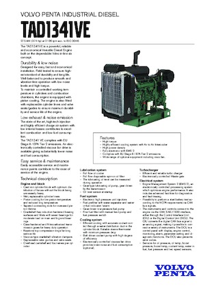 Motores Volvo Penta TAD1341VE