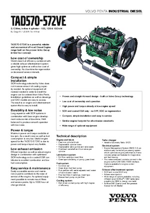 Motores Volvo Penta TAD570VE