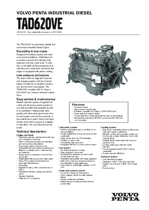 Motores Volvo Penta TAD620VE