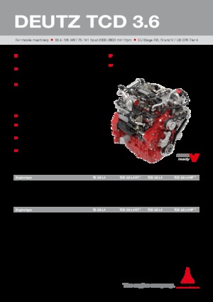 Motores Deutz TCD 3.6 L4