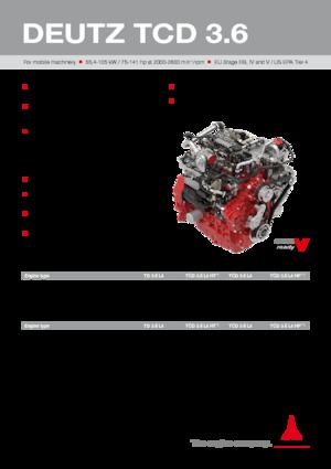 Motores Deutz TCD 3.6 L4 HP