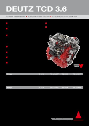 Motores Deutz TCD 3.6 L4 HT