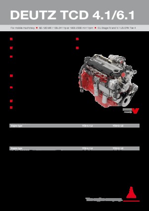 Motores Deutz TCD 4.1