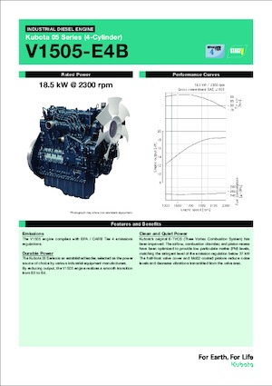 Motores Kubota V1505-E4B