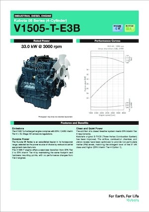 Motores Kubota V1505-T-E3B