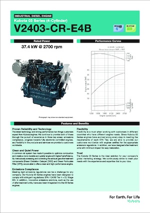 Motores Kubota V2403-CR-E4B