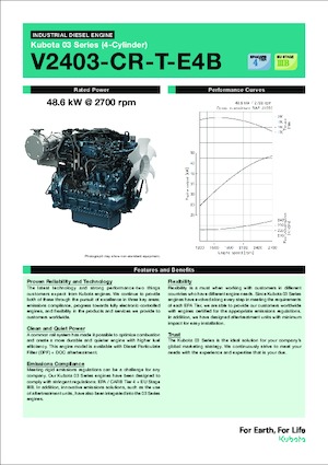 Motores Kubota V2403-CR-T-E4B