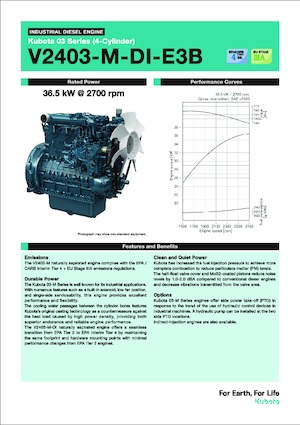 Motores Kubota V2403-M-DI-E3B