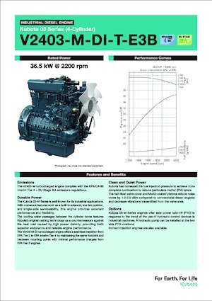 Motores Kubota V2403-M-DI-T-E3B