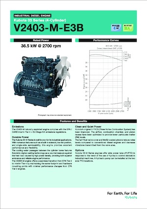 Motores Kubota V2403-M-E3B