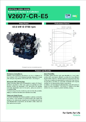 Motores Kubota V2607-CR-E5