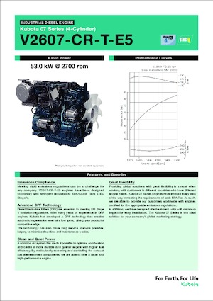Motores Kubota V2607-CR-T-E5