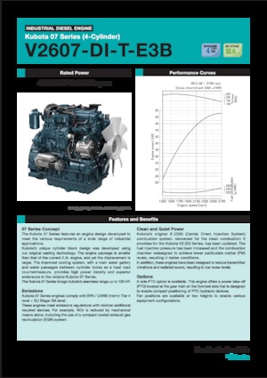 Motores Kubota V2607-DI-T-E3B