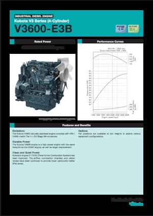 Motores Kubota V3600-E3B