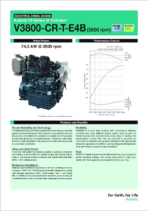 Motores Kubota V3800-CR-T-E4B