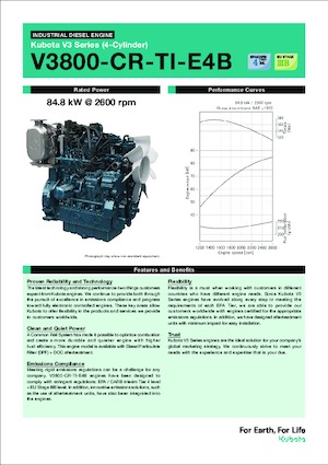 Motores Kubota V3800-CR-TI-E4B