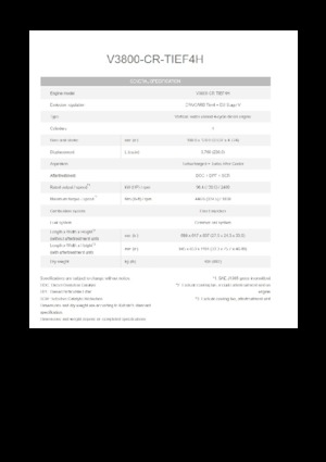 Motores Kubota V3800-TIEF4H