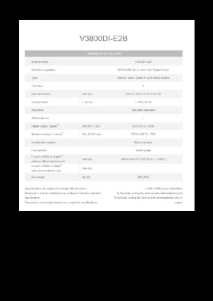 Motores Kubota V3800DI-E2B