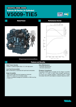 Motores Kubota V5009-TIE5
