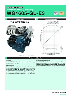 Motores Kubota WG1605-GL-E3