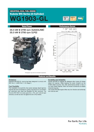 Motores Kubota WG1903-GL