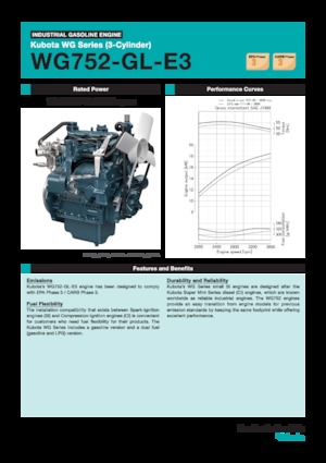Motores Kubota WG752-GL-E3