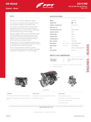 Motores FPT Industrial XCursor13 NG (382 kW)