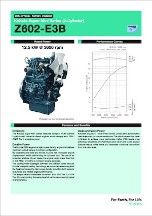 Motores Kubota Z602-E3B