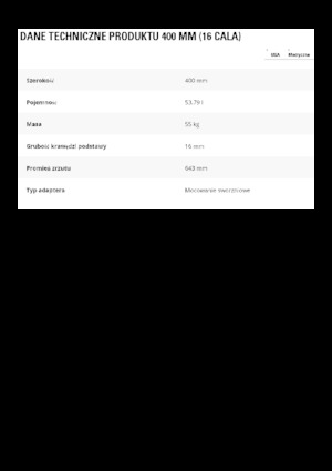 Cucharas de excavadoras Caterpillar 400 MM