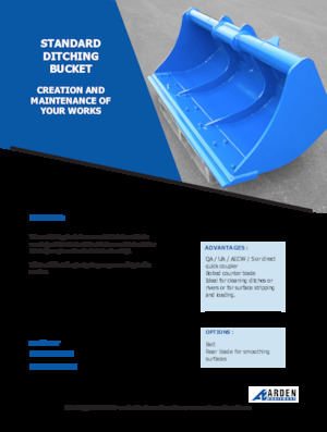 Cucharas de excavadoras Arden C05R05