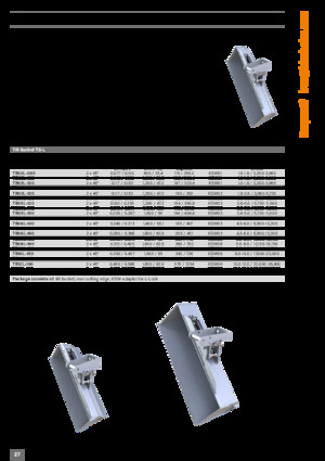 Cucharas de excavadoras Kinshofer DC23L-200