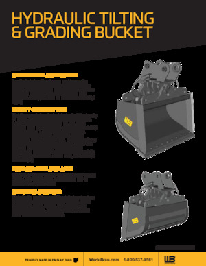 Cucharas de excavadoras Werk-Brau WTB60-1.02