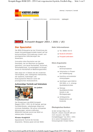 Excavadoras para cementerios Reform Werke Boki 2551 E