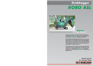 Excavadoras para cementerios Schmelzer ROBO ASL 