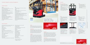 Carretillas retráctiles eléctricas antideflagrantes Linde R10B triplex 